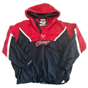 Mitchell & Ness Chicago Bulls NBA Jacket Pullover 3XL Red Black